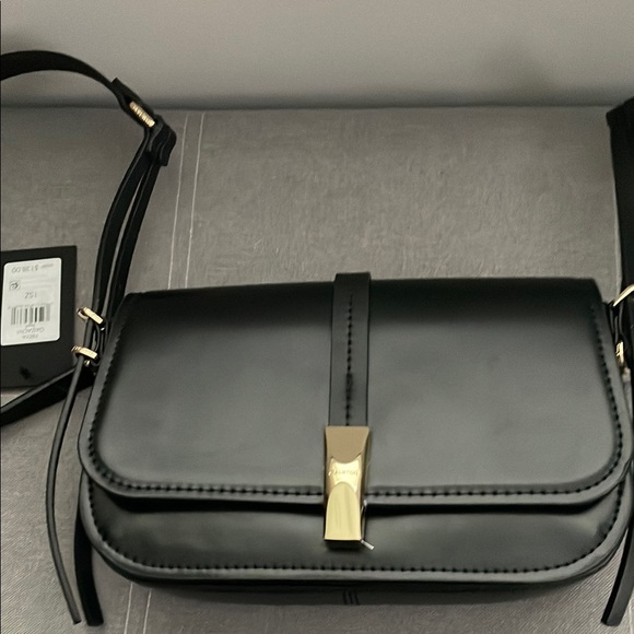 Halston Heritage Black Crossbody Bag - Picture 2 of 7